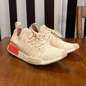 Adidas NMD_R1 STLT PK Shoes Sneakers Primeknit Boost pink NMD CQ2030 Womens Size